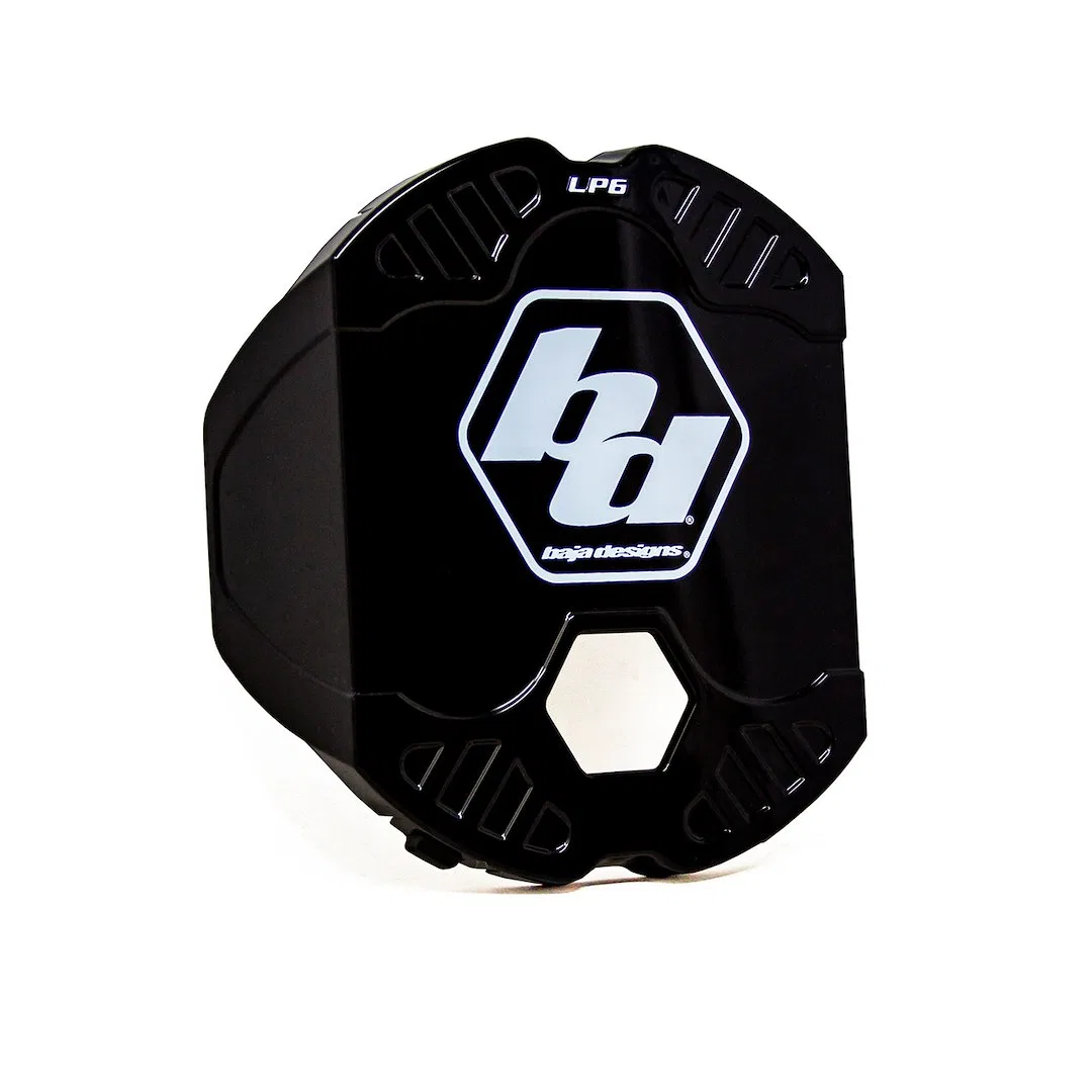 278001 – BAJA DESIGN Driving/ Fog Light Cover, Black Polycarbonate Plastic With Baja Designs Logo Single